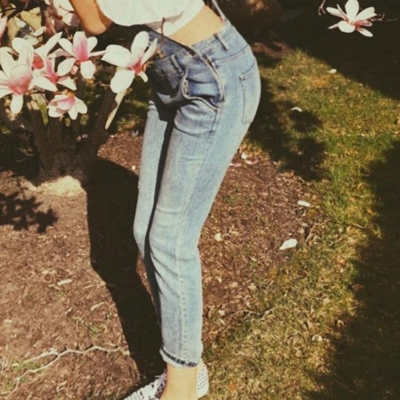 [Free People] Washed Denim Overall - Picture 4 of 10